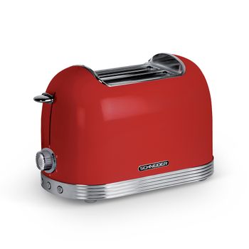 Schneider Tostadora 2 Ranuras Rojo Vintage 815w