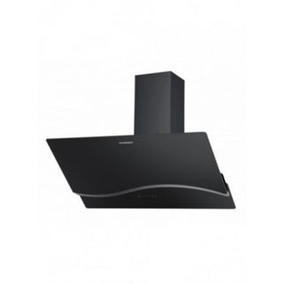 Campana Schneider 90 Cm Inclinada Cristal Negro 594 M3/h. 3 V. Luces Led Filtros Carbon Activo Incluidos