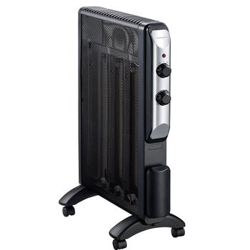 Thomson Thray05mn Radiador De Mica Móvil Slim 2 Niveles De Potencia 1500w Negro