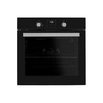 Horno Pirolítico Encastrable 60 L 6 Funciones Negro Amsta Amfemp60b