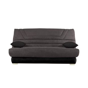 Sofá Cama Tulsa  192x95x86 Cm Color Negro, Gris Venta-unica