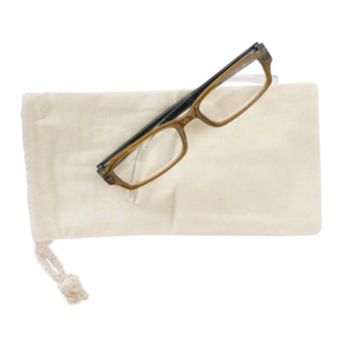 Funda De Gafas De Algodón Beige Para Decorar - 10 X 20 Cm