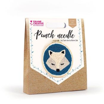 Kit Punch Needle Ø 20 Cm - Zorro