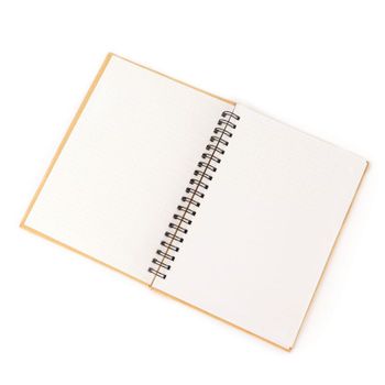 Cuaderno De Espiral Kraft Con Páginas Blancas 24 X 19 X 1,5 Cm