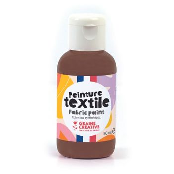 Pintura Textil 50 Ml - Chocolate