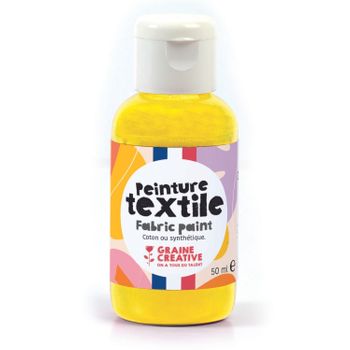 Pintura Textil 50 Ml - Amarillo