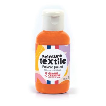 Pintura Textil 50 Ml - Naranja