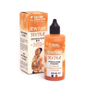 Pintura Textil 100 Ml Efecto Atado Y Troquelado - Óxido