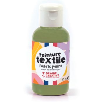 Pintura Textil 50 Ml - Verde Caqui