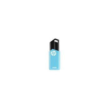 Pendrive Hp Hpfd236w64 Usb 2.0 64gb Azul Negro Mate