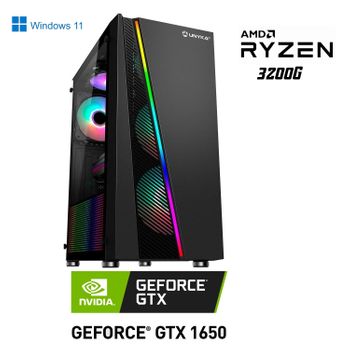 Cpu Pc Gaming Amd Ryzen 3 3200g Nvidia Gtx 1650 ◘ Ram 32 Gb ◘ M.2 Ssd 256 Gb + Hdd 2 Tb ◘ Wifi ◘ Windows 11