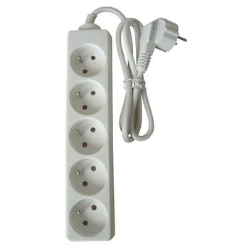 Zenitech Bloque Multitoma 5 Tomas 16a Blanco