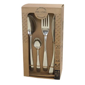 Set De Cubiertos De Acero Inoxidable Con Estuche Para Llevar - White con  Ofertas en Carrefour