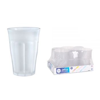 Set De 6 Vasos De Colores Pastel Vidrio Multicolor 365ml con Ofertas en  Carrefour