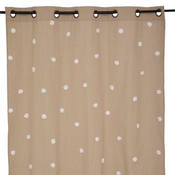 Cortina De Algodón Infantil Atmosphera Kids 140x0,5x260 Cm Gris