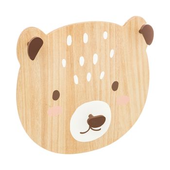 Perchero Infantil De Madera "oso" ( 3 Ganchos) Atmosphera