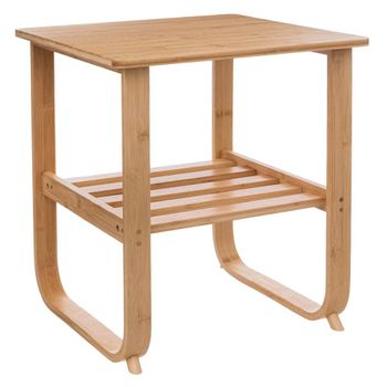 Mesa De Centro Bambú  Five 50x45x45 Cm Madera