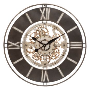 Reloj Mecánico De Metal "soul" D70cm Atmosphera