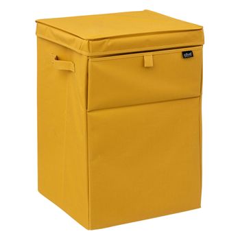 Cesto De La Ropa "colorama" 65l Amarillo Mostaza Five