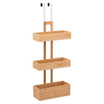 Mueble Columna De Baño Forssa De 7 Niveles Bambú 165 X 42 X 28 Cm Natural  [en.casa] con Ofertas en Carrefour