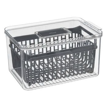 Caja Para Almacenamiento En Nevera De Poliestireno Five 15,5x24x12 Gris