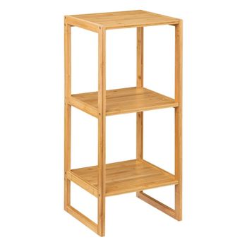 Estantería De Madera + 2 Cajas De Mezcla Five 34,5x32x100,5 Blanco con  Ofertas en Carrefour