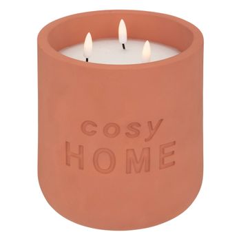 Vela Led "cosy", Rosa Terracota, 3,2 Kg Atmosphera