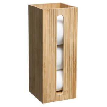 SoBuy madera baño papel higiénico almacenaje gabinete FRG177-W