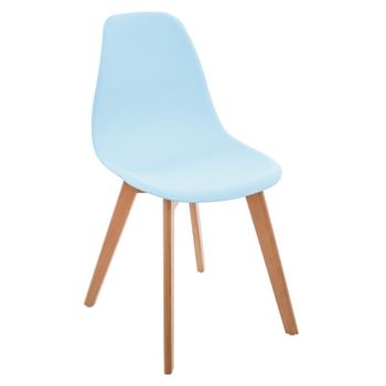 Silla Para Niños Azul Asiento De Polipropileno Atmosphera