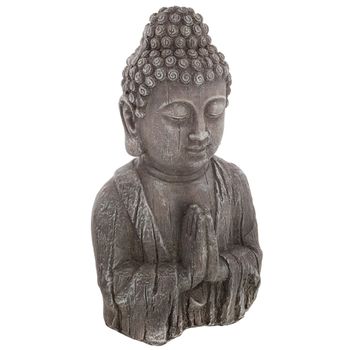 Buda Efecto Madera De Óxido De Magnesio Atmosphera 29 X 20 X 50 Cm Gris