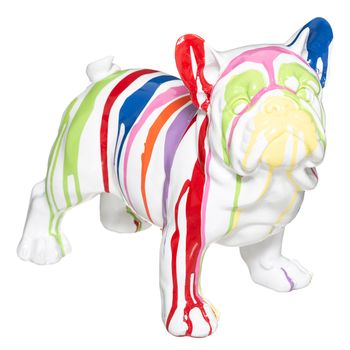 Figura Perro De Resina Plástica Atmosphera 34 X 18 X 26,5 Cm Multicolor