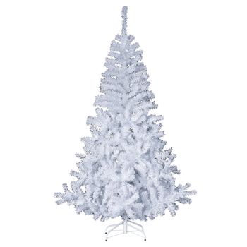 Elegante Abeto Blanco Pvc Fééric Lights And Christmas 180 Cm Blanco