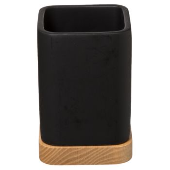 Vaso Poliresina Five Tribecart 10x7x7 Cm Negro