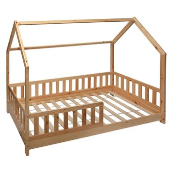 Cama Infantil De Madera Atmosphera Bosco 90 X 190 Cm Beige