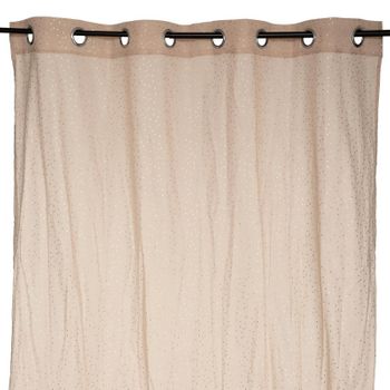 Cortina Algodón Beige 250x140cm