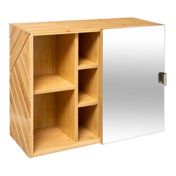 Mueble Organizador De Baño Con Espejo Five