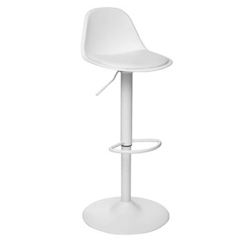 Silla De Bar Regulable En Altura Cmp Iberica 45 X103 Cm Blanco