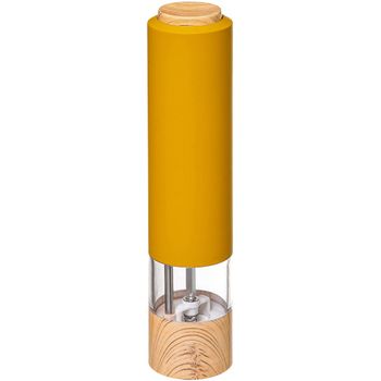 Molinillo Eléctrico Para Pimienta En Poliestireno Color Naranja |d. 5,5 X H. 22,3 Cm