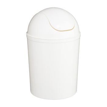 Cubo De Basura Color Blanco 7 Litros - Neoferr*