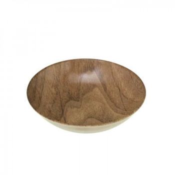 Plato De Sopa De Madera Color Marron 22cm