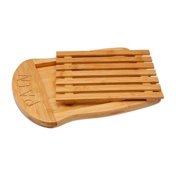 Cubre vitrocerámica madera, Juego de 2 tablas de cortar Bambú nórdica de  56x54x4 cm