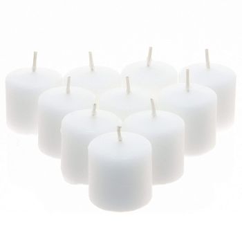 Set De 10 Velas Comptoir Vtv 19,8 X 8 X 4,1 Cm Blancas