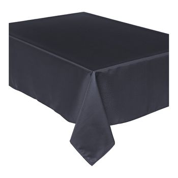 Mantel Anti Manchas Negro 240x140cm Polyester