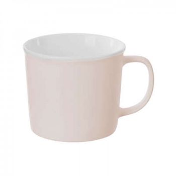 Taza Nature En Porcelana Color Rosa 38cl