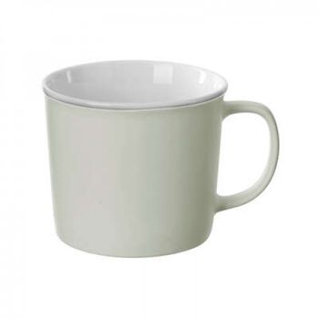 Taza Nature En Porcelana Color Verde Menta 38cl