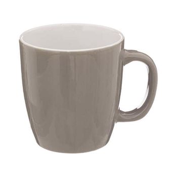 Taza Redonda De Porcelana Secret De Gourmet Gris