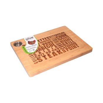 Tabla Bamboo Letras 38x28x2cm