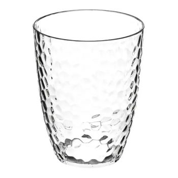 Vaso De Poliestireno Efecto Martillado Five 38cl Transparente