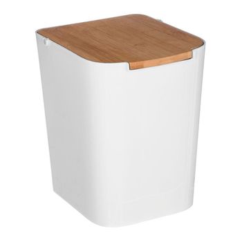 Papelera baño Nature verde 3L