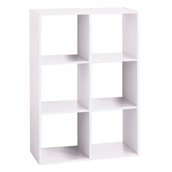 Estantería Librería Bolonia Color Blanco Brillo 6 Huecos, Para Salón,  Comedor O Despacho, 110 Cm (ancho) 25 Cm (profundo) 97 Cm (altura) con  Ofertas en Carrefour